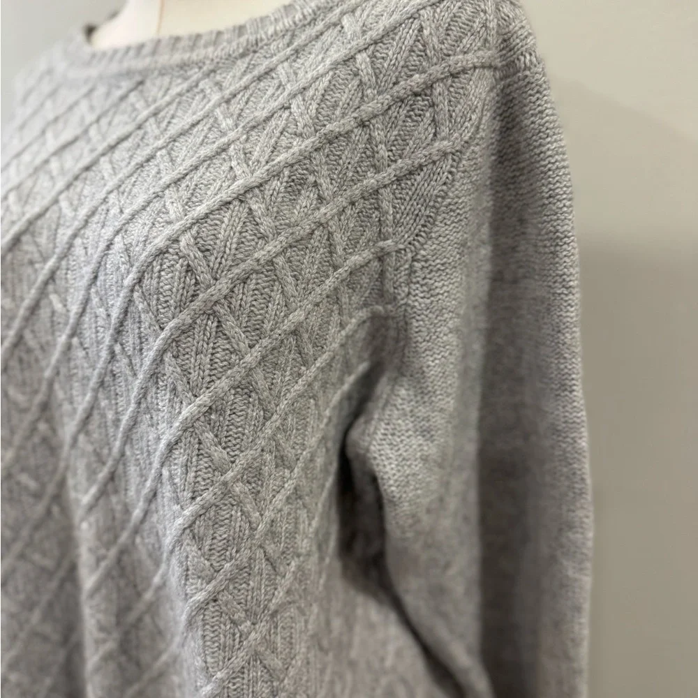 J.Crew Gray Merino Wool-Blend Sweater (Size XL)